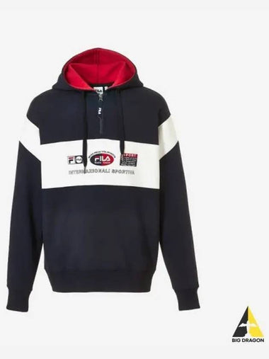 Unicolor blocking hoodie INA - FILA - BALAAN 1