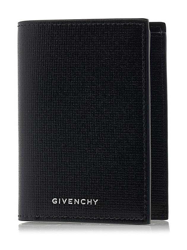 4G Classic Leather Half Wallet Black - GIVENCHY - BALAAN 2