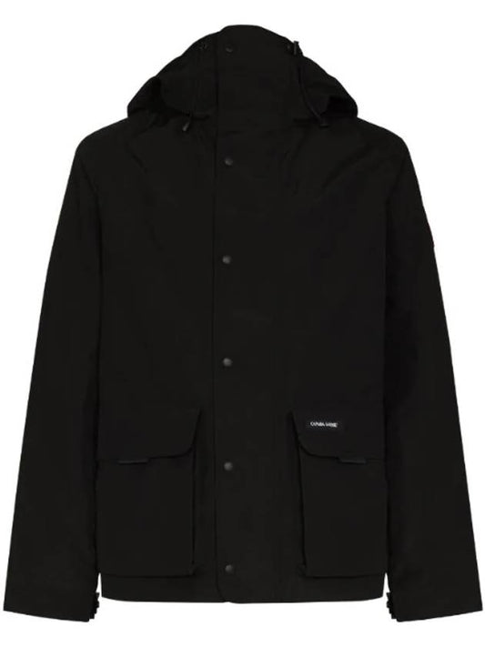 Lockeport Hooded Jacket Black - CANADA GOOSE - BALAAN 1