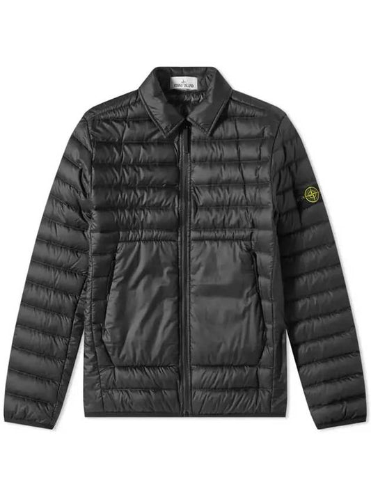 Bio Ripstop Nylon Down Padding Black - STONE ISLAND - BALAAN 1