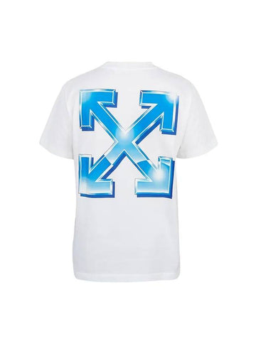 Metal Arrow Short Sleeve T-Shirt White - OFF WHITE - BALAAN 1