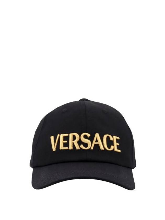 Logo Ball Cap Black - VERSACE - BALAAN 1