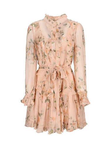 NATURA FLORAL-PRINT MINI DRESS - ZIMMERMANN - BALAAN 1