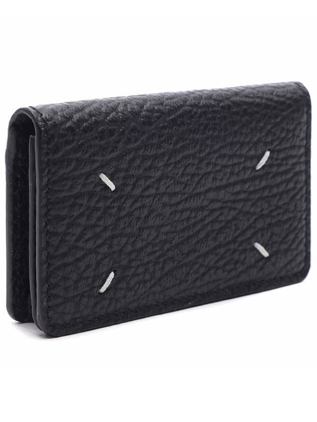 Stitch Card Wallet Black - MAISON MARGIELA - BALAAN 4