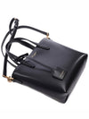 Toy Small Leather Shopping Box Tote Bag Black - SAINT LAURENT - BALAAN 6