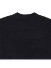 Stretch Cotton Fleece Mock Turtleneck Sweatshirt Black - STONE ISLAND - BALAAN 8