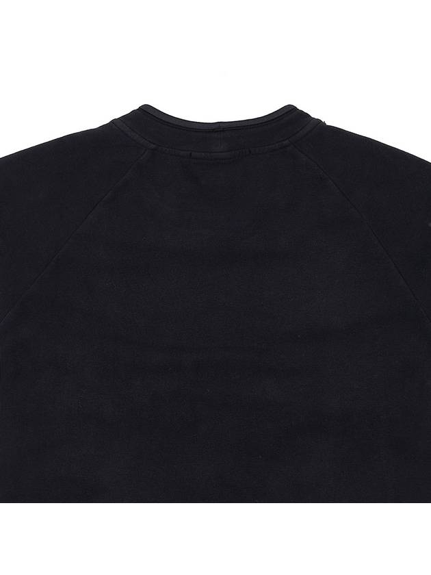 Stretch Cotton Fleece Mock Turtleneck Sweatshirt Black - STONE ISLAND - BALAAN 8