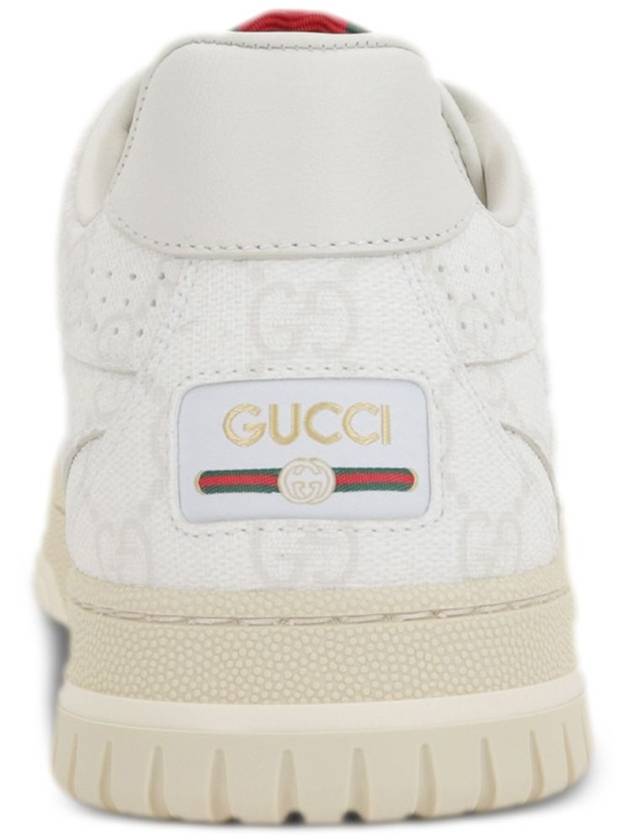 Re Web Low Top Sneakers Beige White - GUCCI - BALAAN 4