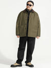 Booboom Men's British Twill Jacket Khaki - BOOVOOM - BALAAN 5