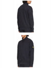 Wappen Patch Cotton Zip-up Jacket Navy - STONE ISLAND - BALAAN 6