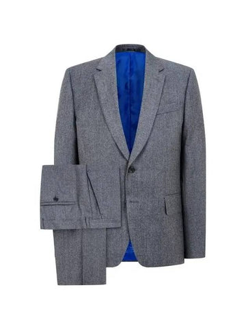 Cashmere wool tailored single suit melange gray 271785 - PAUL SMITH - BALAAN 1