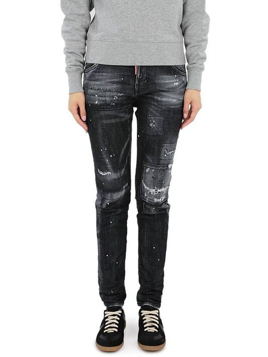 Women's Dark Clean Wash Jennifer Jean S75LB0781 S30357 900 - DSQUARED2 - BALAAN 2