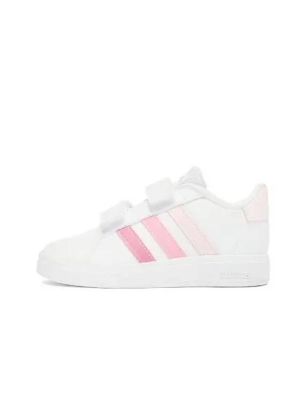 Kids Grand Court 2.0 Lifestyle Tennis Low Top Sneaker Pink - ADIDAS - BALAAN 1