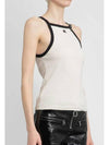 Buckle Contrast Sleeveless White - COURREGES - BALAAN 3