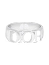 Letters Ring Silver - DIOR - BALAAN 1