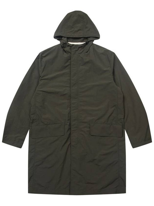 Men's Hooded Trench Coat Khaki SW21PCO04KK - SOLEW - BALAAN 2