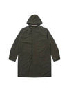 Loose Fit Hooded Single Coat Khaki - SOLEW - BALAAN 1