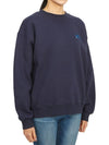 Women's Brushed Sweatshirt Navy - MAISON KITSUNE - BALAAN 4