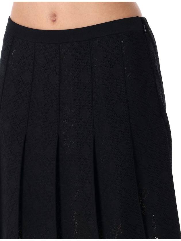 Givenchy Pleated Skirt In Monogram 72 Jacquard - GIVENCHY - BALAAN 3