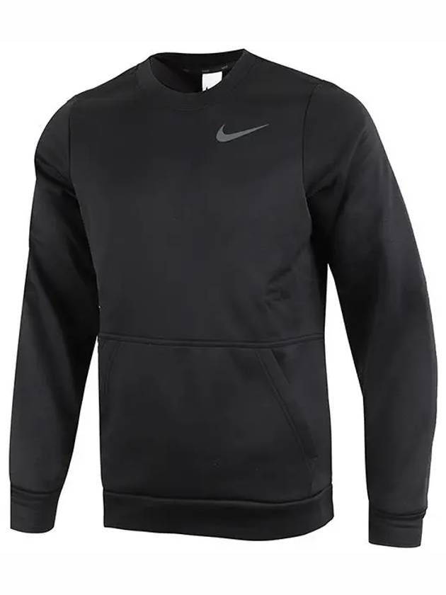 Therma Fit Crew Neck Sweatshirt Black - NIKE - BALAAN 3