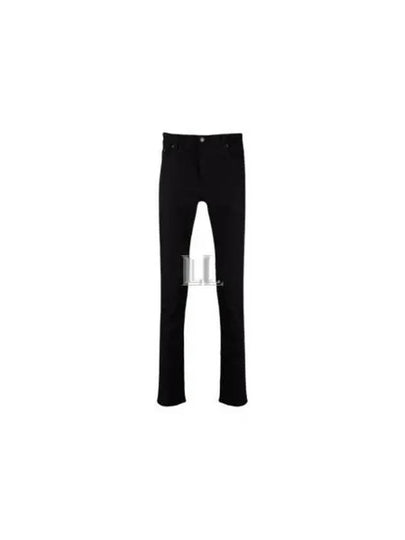 Men's Slim Fit Straight Pants Black - AMI - BALAAN 2