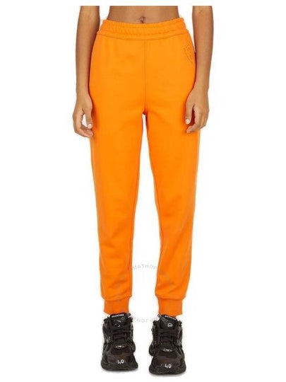 Logo Patch Cotton Track Pants Orange - BURBERRY - BALAAN 2