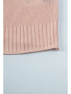 Boat Neck Long Sleeve Knit Pink 4 Colors - CALLAITE - BALAAN 6