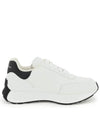 Sprint Runner Black Tab Low Top Sneakers White - ALEXANDER MCQUEEN - BALAAN 2