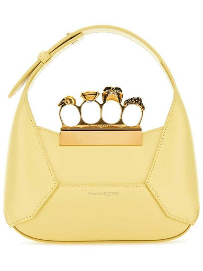 24 ss leather handbag WITH metal ring Swarovski 731136DYTAA7400 B0650980012 - ALEXANDER MCQUEEN - BALAAN 2