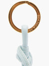 Triangle Nappa Key Holder Pale Blue - BOTTEGA VENETA - BALAAN 4