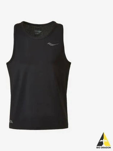 Stopwatch Singlet M BLACK - SAUCONY - BALAAN 1