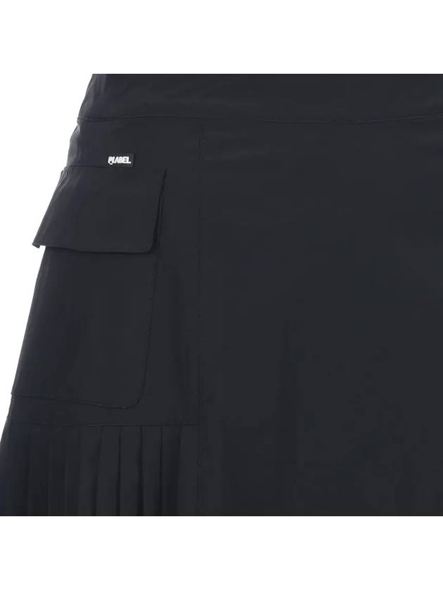 1st Side pleated miniskirt MW3MS245BLK - P_LABEL - BALAAN 4