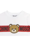 Kids short sleeve t shirt HUM04Q LAA03 10101 Adults can wear - MOSCHINO - BALAAN 3