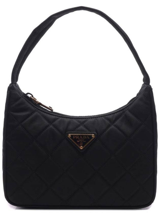 Nylon Quilted Hobo Tote Bag Black - PRADA - BALAAN 2