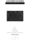 Skull Leather Card Wallet Black - ALEXANDER MCQUEEN - BALAAN 3