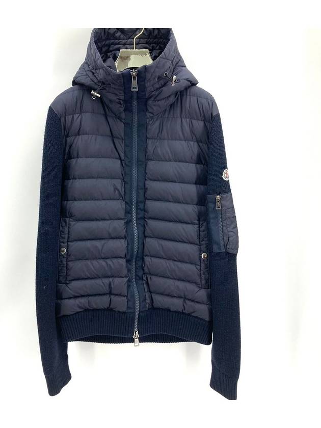 Knit padded zip up jacket - MONCLER - BALAAN 1