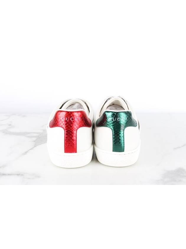 Bee embroidery ace sneakers 8 270 - GUCCI - BALAAN 4