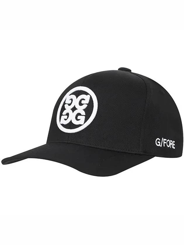 Circle GS Stretch Twill Golf Ball Cap Black - G/FORE - BALAAN 3