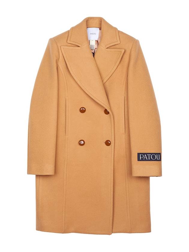 Soft Tailored Breasted Double Coat Beige - PATOU - BALAAN 2