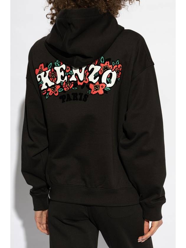 Kenzo Hoodie, Women's, Black - KENZO - BALAAN 4