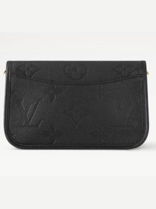 Diane Monogram Leather Shoulder Bag Black - LOUIS VUITTON - BALAAN 7