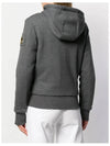 Fashion Bunny Fur Zip Up Hoodie Grey - MOOSE KNUCKLES - BALAAN 4