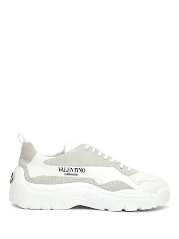 Gumboy Calfskin Low Top Sneakers White - VALENTINO - BALAAN 2