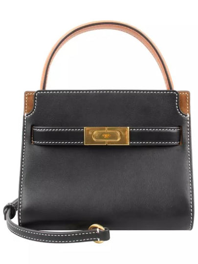 Lee Radziwill Leather Tote Bag Black - TORY BURCH - BALAAN 2