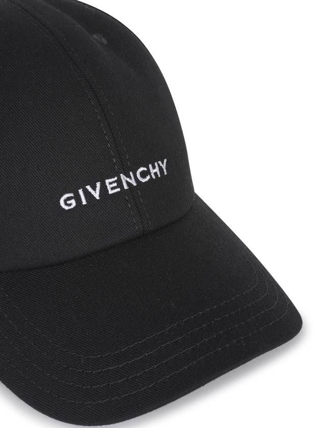 4G Logo Twill Ball Cap Black - GIVENCHY - BALAAN 5