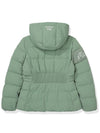 Classic mid down jacket DARK MINT WOMAN - MALBON GOLF - BALAAN 2