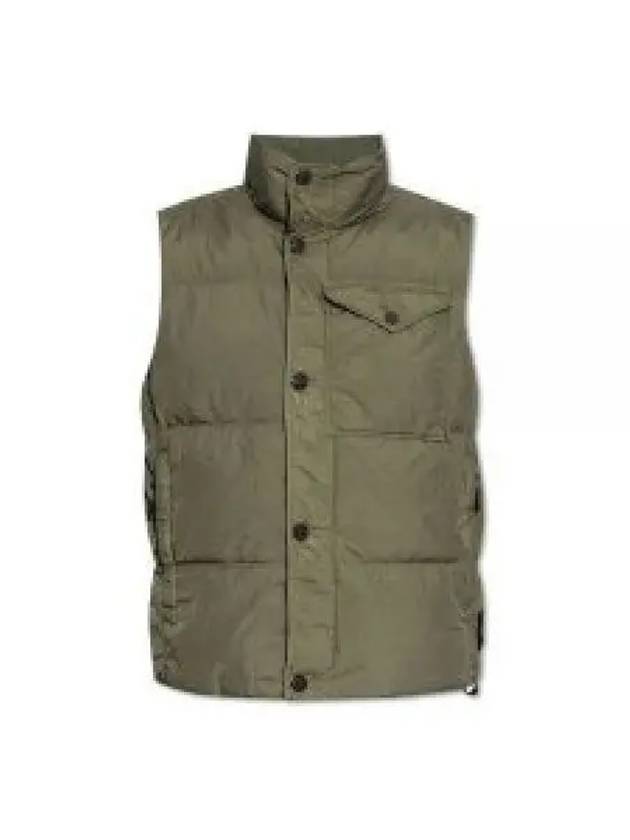 Crinkle Reps R-NY Down Vest Green - STONE ISLAND - BALAAN 2