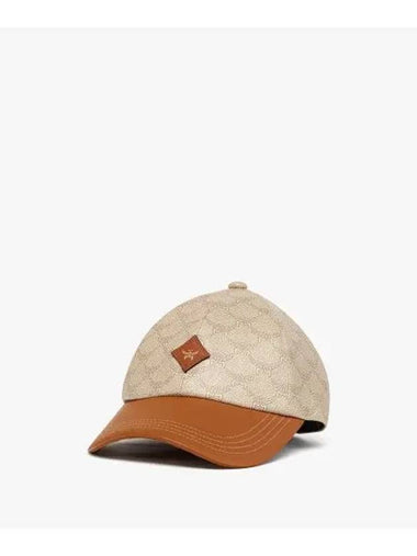 Loretos and leather monogram cap MECEAMM03I9 - MCM - BALAAN 1