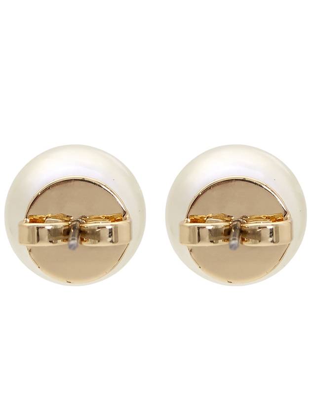 Crystal Pearl Stud Earring Gold - TORY BURCH - BALAAN 6