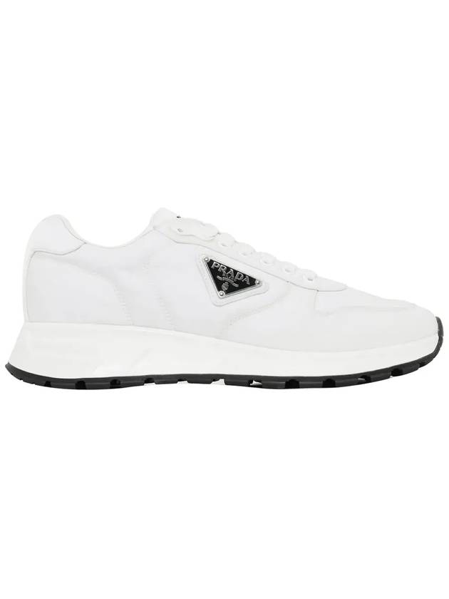 Prax 1 Re-Nylon Low Top Sneakers White - PRADA - BALAAN 3